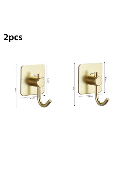 Choice FGD-2 قطعة لاصقة خطافات الحائط منشفة مفتاح القماش رف المعاطف الباب الح...