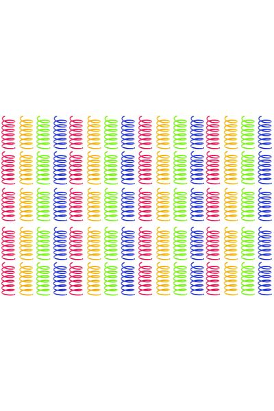 Choice 80Pcs 16/32/80Pcs Cat Spring Toys Colorful Kitten Coil Spiral Springs Toy Durable Plastic Creative C