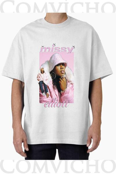 COMVİCHO تي شيرت مطبوع بتصميم Missy v1 للجنسين