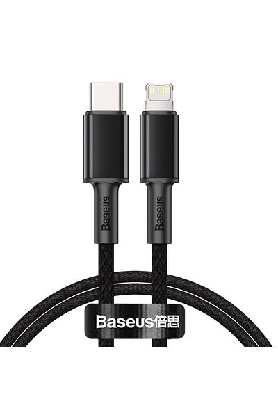 Baseus 1m Black Baseus 20W USB C Cable for iPhone 14 13 12 11 Pro Max XR PD Fast Charging for iPhone Charge