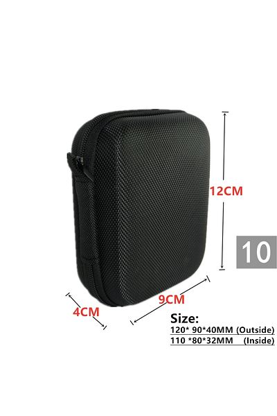 Choice 10 Earphone Data Storage Bag Cable Organizer Multimeter Electronic Box Bags Zipper Pouch Tech Gadge