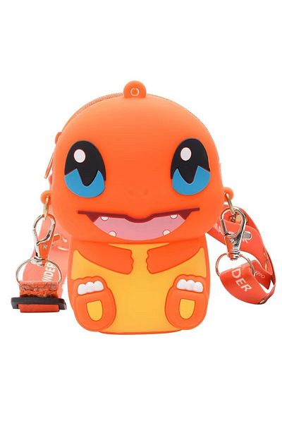 Takara Tomy G Pokemon Pikachu Lovely Fashion Bag Princess Small Storage Silicone Purse Messenger Cartoon Figure.