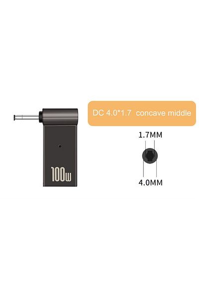 Choice Other DC4.0x1.7 PD 100W Laptop Power Charger Supply Adapter Connector USB Type-C Female to DC Male J