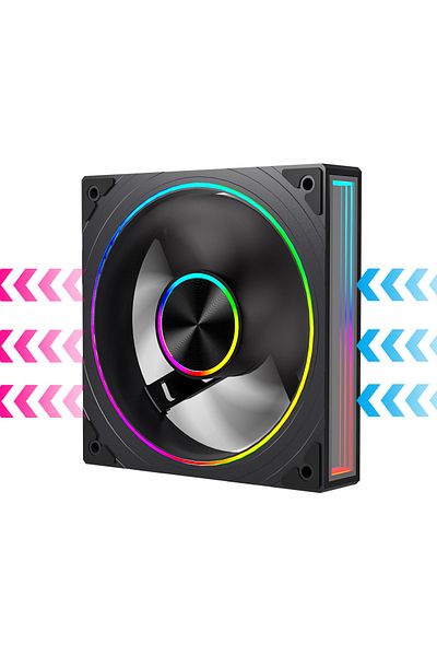 Choice حلقة نجمية أخرى A-RGB XH BR Jungle Leopard Star Ring 120 ARGB مروحة هيكل 12 سم مروحة تبريد Divine Light