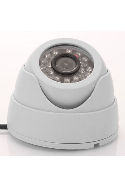 Shunmaii White 1200TVL 24 LED IP Camera Outdoor Security IR Night Vision CCTV Camera Monitor 1/3"CMOS COLOR D