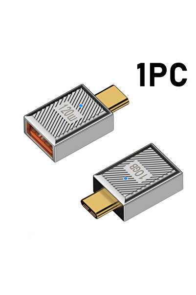 Choice AD221 120W USB Type C OTG Adapter 10Gbps Data Transmission Type-C to USB-C Charging Converter For U