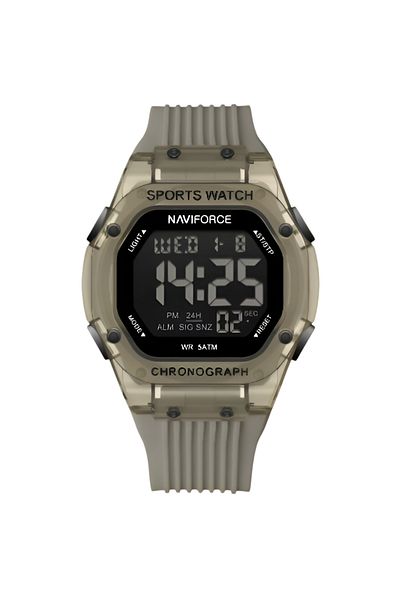 Naviforce Men’s Digital Sports Watch – Waterproof, LCD Display, Silicone Strap