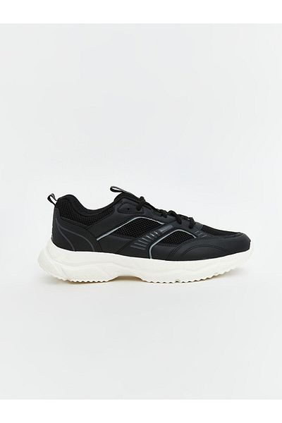 LC Waikiki Black Mesh Detailed Men's Sports Shoes