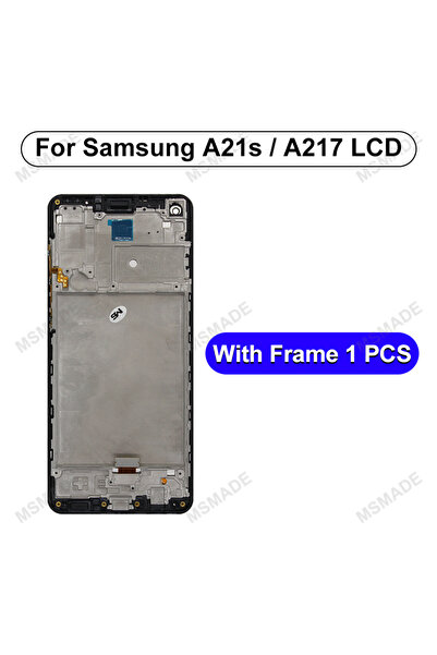 Choice Black With FRAME IPS For A21S Display SM-A217F/DS A217 LCD Touch Scree...