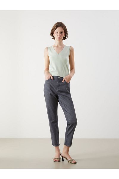 LC Waikiki New Season V-Neck Women's Knitwear Undershirt - S5Pc79Z8