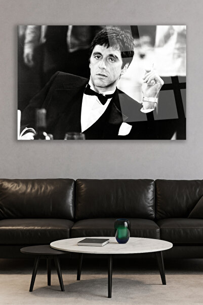TAULART Tony Montona Al Pacino Kırılmaz Lüks Cam Tablo – Lüks ve Modern Duvar...