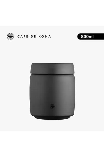 Choice 800ml - BLACK CAFEDE KONA Stainless Steel Sealed Tank Stainless Steel Vacuum Sealed Canisters For Co