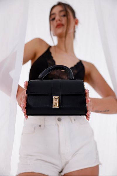 CELESTIAL COLLECTION Geantă de mână și de umăr Grace Elegant și elegantă cu accesorii aurii