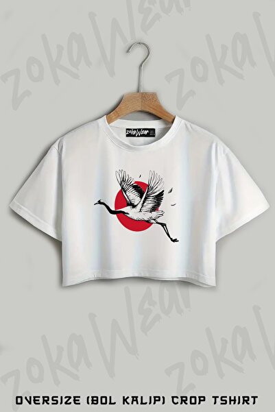ZOKAWEAR تي شيرت مطبوع عليه Turna مقاس كبير