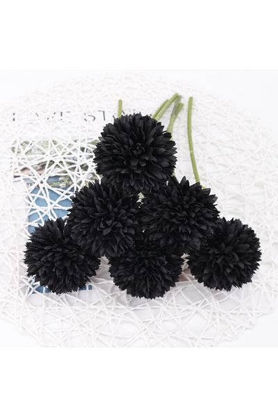 Choice 5Pcs Black 3/5Pcs Hydrangea Artificial Flowers Bouquet For Home Bedroom Decor Wedding Decoration Cra