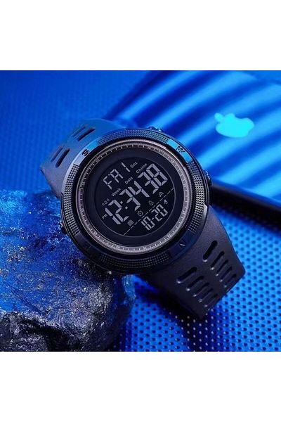 Choice black Men's Watch Sports Digital Watches for Man Big Dial Luminous Waterproof Alarm Clock Multifunct