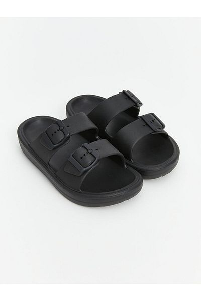 LC Waikiki New Season Buckle Detailed Double Banded Boy's Slippers - S5If93Z4