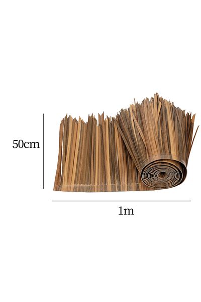 Choice D Grass Artificial Thatch Roofing for Outdoor Garden Patio Umbrella Cover 1mx50cm Straw Roof Thatch.
