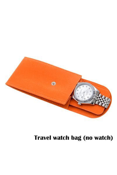 Choice brown YIBIDUN Brand New Watch Storage Bag Portable Watch Bag Travel Watch Box Storage Box Green/Brow