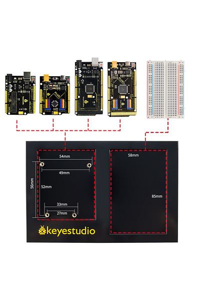 Choice Keyestudio ABS Holder Experimental Platform Base-Plate for Arduino UNO R3 MEGA 2560 Holder 400 Po...