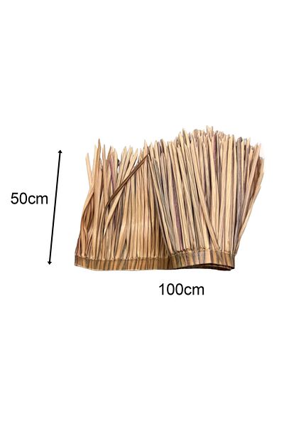 Choice E Grass Artificial Thatch Roofing for Outdoor Garden Patio Umbrella Cover 1mx50cm Straw Roof Thatch.