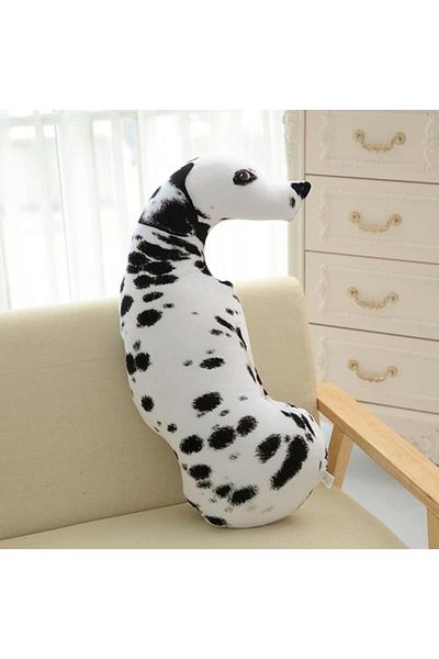 Choice 50cm 50cm Cute Simulation Dog Plush Toy 3D Printing Stuffed Animal Dog Plush Pillow Stuffed Cartoon