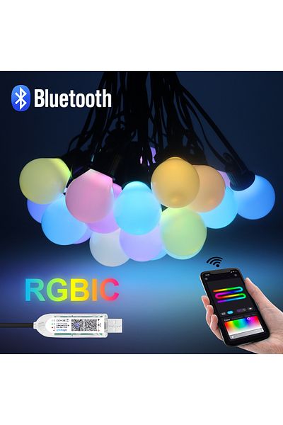 Choice WIFI Tuya Smart WIFI LED Bulb String Light USB 15M 25 Bulbs Fairy Lights Home Room Outdoor Garden Ch