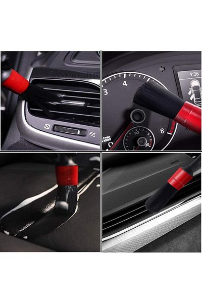 OEM Set of 5 professional brushes for cleaning car interior and exterior, body elements, dashboard, rims