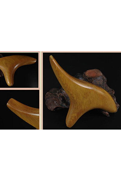 Choice مثلث خشبي لتدليك الجسم والرقبة واسترخاء الدورة الدموية في منطقة مثلث التوائم معطر بالخشب ريفليكسولوجي ...