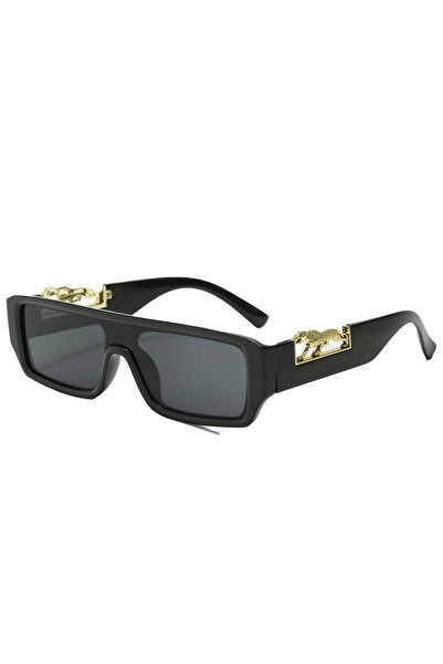Choice Black-NOBOX New Square Leopard Head SunGlasses Women Men Luxury Brand ...