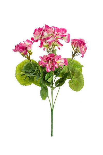 Choice 5pcs Rose Red 1/5pcs Artificial Plant Silk Begonia Flower Outdoor garden arch UV protection Wedding
