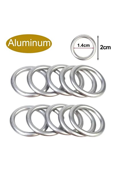 Choice7 100pcs Aluminum Gaskets Car Oil Pan Drain Gasket Drainage Bolt Pad Al...