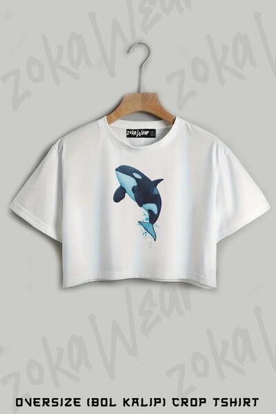 ZOKAWEAR the Matriarch By Amber Marine Killer Whale Μπλουζάκι με στάμπα Overs...
