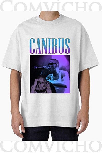 COMVİCHO تي شيرت مطبوع بتصميم كانابوس v1 للجنسين