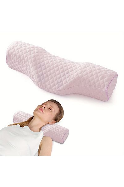 Choice 45x15x10cm fen Orthopedic Neck Pillow: Superior Cervical Support Soft Memory Foam, Breathable Wash