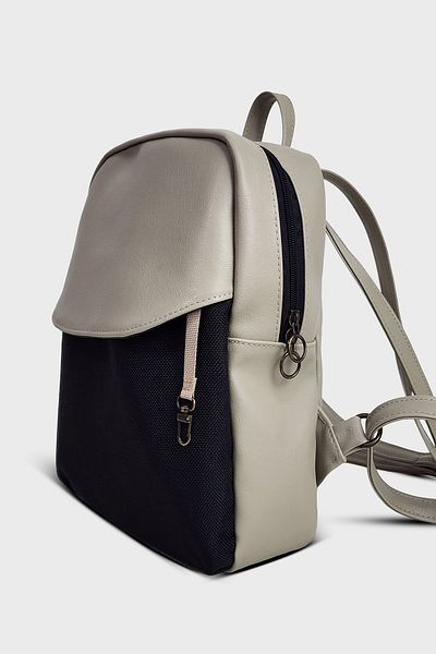 Ayşe Teyze'nin Çantaları Beige Women's Backpack