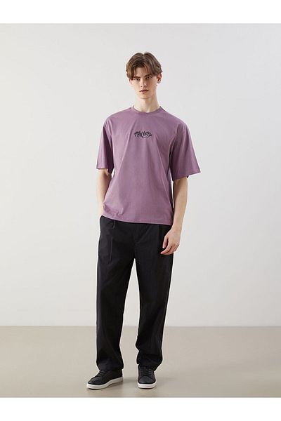 LC Waikiki Ανδρικό Tisort με στάμπα Crew Neck New Season - S5FD79Z8