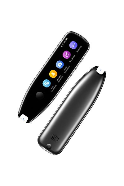 ZEQAS Vormor X5 PRO Translator Pen AI 112 Languages ​​Wi-Fi 3.5Inch Screen 8GB Collins Black