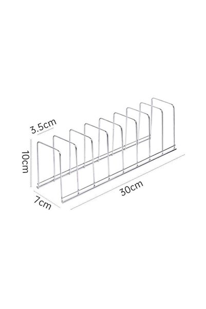 Choice رف أطباق من الفولاذ المقاوم للصدأ فضي قطعة واحدة، رف أطباق المطبخ، رف ...