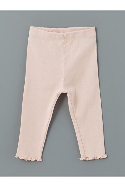 LC Waikiki Lcw Baby Crew Neck Floral Baby Girl Blouse and Leggings 2Pcs