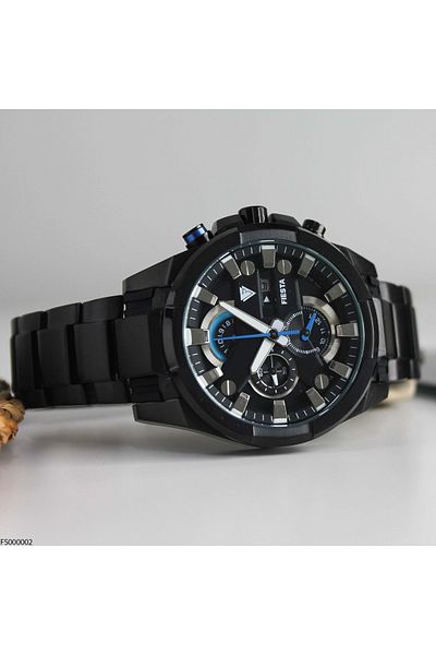Fiesta Fs000002 Men's Wrist Watch with Steel Band