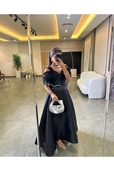 ALANOOD FASHION فروزن باللون الاسود