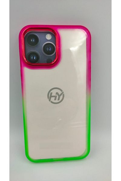 Generic Clear Soft Case Compatible with iPhone 11 PRO with Gradient Color Contrast Edge Style