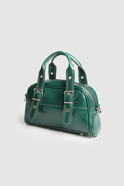 La La'Graccio Paris La'Graccio Paris Women's Solace Belt Detailed Strap Bag Green
