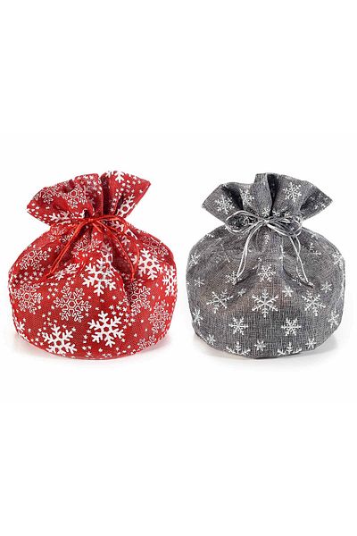 Decorer Set 2 saculeti Craciun 22x30 cm