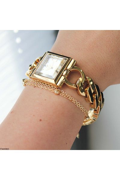 Fiesta Fs600865 Women's Wrist Watch with Steel Band