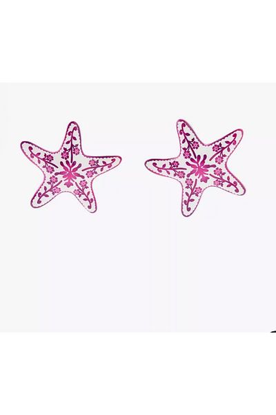 AychaAksesuar Imported Brand Model Summer Star Za Brand Star Earrings
