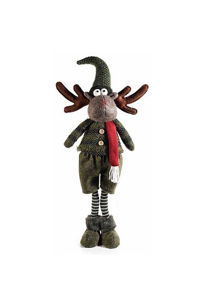 Decorer Figurine Boy Reindeer 28x16x70 cm
