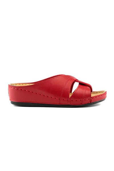 Roy Jones 1816 Red Comfort Casual Anatomic Comfortable Daily Slippers