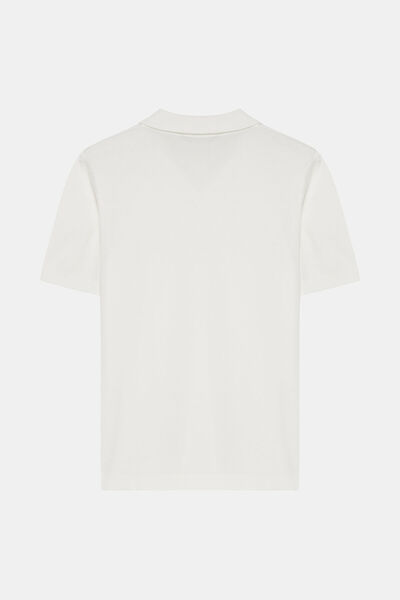 W Collection Ekru Polo Collar T-Shirt
